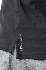 U.S. Polo Assn Tricou barbati guler si maneca scurta Negru HB0001-NG