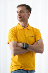 Iceberg Tricou barbati guler si maneca scurta Galben HB0006-GLB