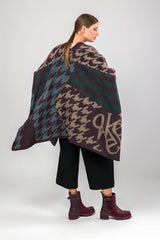 Anekke Poncho dama 41284 003 BLUE/LILA HD0033-BLLIL