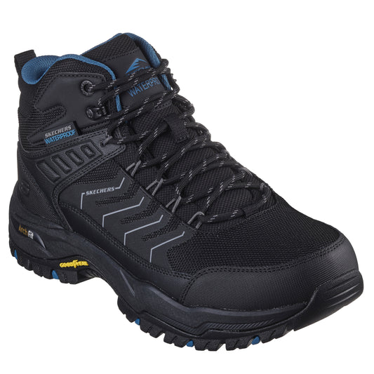 Skechers Bocanci barbati ARCH FIT DAWSON Waterproof 204634 BLACK IB2326-BLK