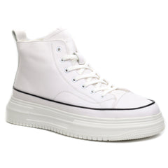 Franco Gerardo Ghete barbati sport piele naturala B22302 alb IB2468-ALB
