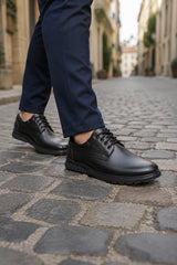 Otter Pantofi barbati OT555 01 N negru IB2481-NG