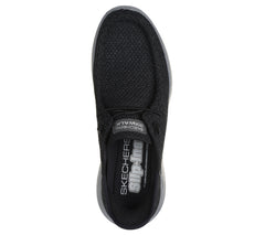 Skechers Pantofi barbati sport GO WALK MAX  HALYCO 216285 BLACK/GRAY IB2551-BKGY