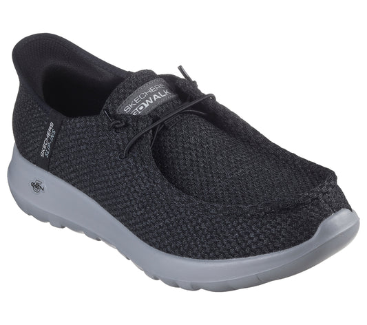 Skechers Pantofi barbati sport GO WALK MAX HALYCO 216285 BLACK/GRAY IB2551-BKGY
