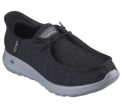 Skechers Pantofi barbati sport GO WALK MAX HALYCO 216285 BLACK/GRAY IB2551-BKGY