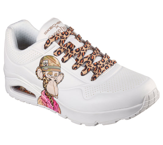 Skechers Sneakers barbati Snoop Dogg UNO DR. BOMBAY 251014 WHITE IB2558-WHT