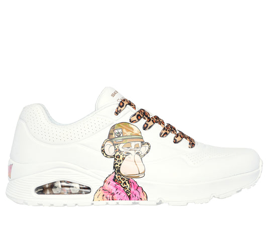 Skechers Sneakers barbati Snoop Dogg UNO DR. BOMBAY 251014 WHITE IB2558-WHT