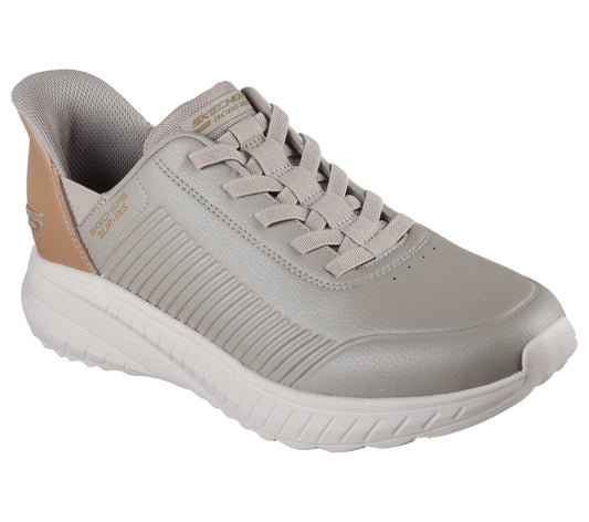 Skechers Pantofi barbati sport Slip Ins BOBS SQUAD CHAOS 118305 TAUPE IB2566-TPE