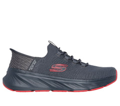 Skechers Pantofi barbati sport Slip Ins EDGERIDE RAYGO 232932 CHARCOAL/RED IB2580-CCRD