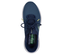 Skechers Pantofi barbati sport Slip Ins EDGERIDE RAYGO 232932 NAVY/LIME IB2580-NVLM