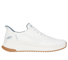 Skechers Pantofi barbati sport Slip Ins BOBS SQUAD 4 DIRECT STEP 118424 WHITE IB2680-WHT