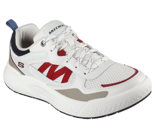 Skechers Pantofi barbati sport RELAXED FIT CYRUS SUNSPOT 211007 WHITE IB2682-WHT