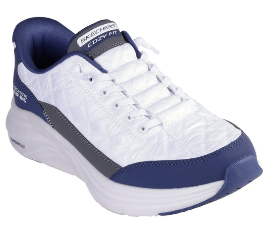 Skechers Pantofi barbati sport Slip Ins CONTOUR FOAM COZY FIT 232619 WHITE/NAVY IB2701-WNV
