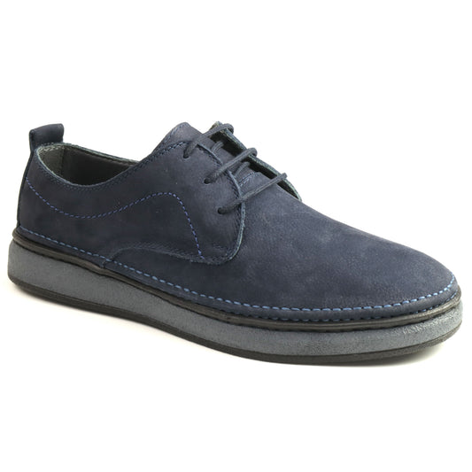 Goretti Pantofi barbati B69 301 bleumarin nubuk IB2717-BLMN
