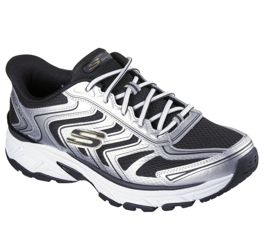 Skechers Pantofi barbati sport STAMINA SPORT 233150 SILVER/BLACK IB2739-SLBK