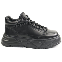 Franco Gerardo Ghete barbati piele naturala 225 5 BLACK IB2784-BLK