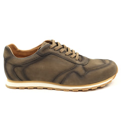 Eldemas Pantofi barbati piele naturala 3 1006 12 kaki IB2817-KAKI