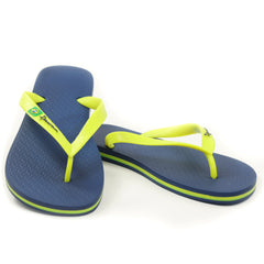 Ipanema Slapi barbati CLAS BRASIL 80415 BO493 DARK BLUE/NEON GREEN IB2821-DBLNEGR