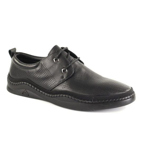 Otter Pantofi barbati vara piele naturala E6E660008A 01 N negru IB2823-NG