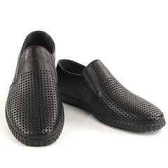 Otter Pantofi barbati vara piele naturala 85DT80005A 01 N BLACK IB2827-BLK