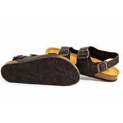 Plakton Sandale barbati piele naturala 175113 maro IB2836-MARO
