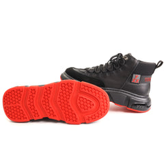 GRYXX Ghete barbati piele naturala 1JS90005 01 N negru IB2858-NG