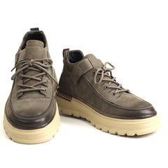 Mels Pantofi barbati piele naturala R028 2 gri IB2873-GRI