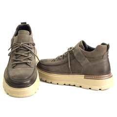 Mels Pantofi barbati piele naturala R028 2 gri IB2873-GRI