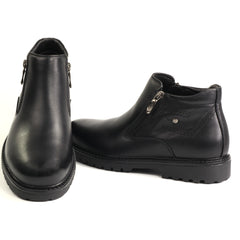 Otter Ghete barbati piele naturala 1DT90012A 01 N negru IB2874-NG
