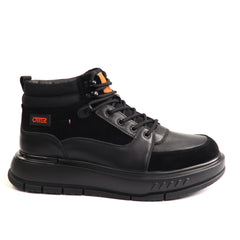 Otter Ghete barbati piele naturala 1E690018A 01 N negru IB2876-NG
