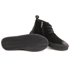 Caribu Ghete barbati piele naturala 1J290001A 01 I negru velur IB2880-NGV