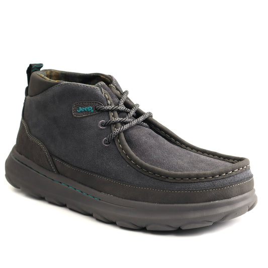 JEEP Ghete barbati piele naturala JM62021A ANTHRACITE IB2882-ANTH