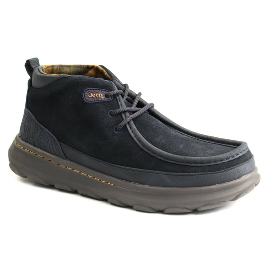 JEEP Ghete barbati piele naturala JM62021A NAVY IB2882-NVY