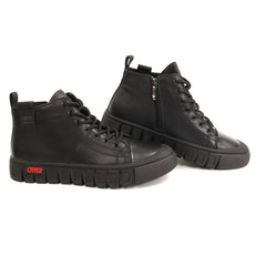Otter Ghete barbati piele naturala 1CJ90015A 01 N negru IB2883-NG
