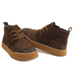 Caribu Ghete barbati piele naturala 1J290001B 02 I maro velur IB2890-MAROV