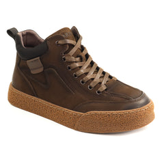 Caribu Ghete barbati piele naturala 1J290005B 02 I maro velur IB2891-MAROV