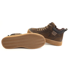 Caribu Ghete barbati piele naturala 1J290005B 02 I maro velur IB2891-MAROV