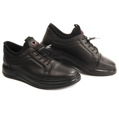 Otter Pantofi barbati piele naturala OT503 01 N negru IB2894-NG