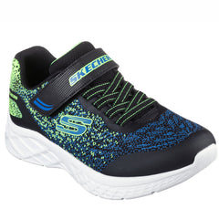 Skechers Pantofi copii sport baieti MICROSPEC II 403920N BLACK/BLUE ICB0058-BBLM