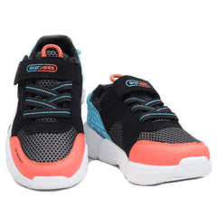 Skechers Pantofi copii baieti sport GAMTRONIX 402262N BLACK/MULTICOLOR ICB0059-BKMT