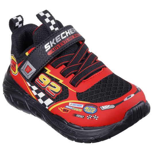 Skechers Pantofi copii baieti sport SKECH TRACKS 402303N BLACK/RED ICB0072-BKRD