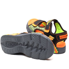 Skechers Sandale copii baieti CREATURE SPLASH 400614L BLACK/ORANGE ICB0075-BKOR