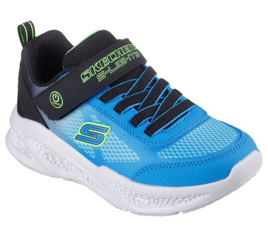 Skechers Pantofi copii baieti sport SKECHERS METEOR LIGH 401495L BLACK/BLUE ICB0078-BKBL