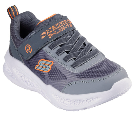 Skechers Pantofi copii baieti sport SKECHERS METEOR LIGH 401495L CHARCOAL/GREY ICB0078-CCGY