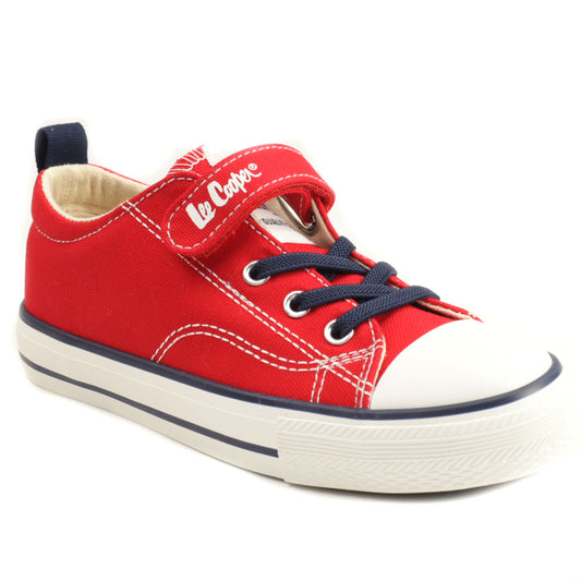 Lee Cooper Pantofi copii baieti sport LCW 25 02 3275K RED ICB0090-RED