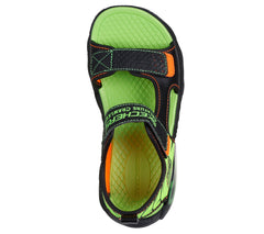 Skechers Sandale copii baieti CREATURE SPLASH BUGTACULAR 402121L BLACK/LIME ICB0092-BKLM