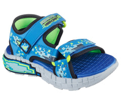 Skechers Sandale copii baieti MEGA SPLASH 4K 402161L BLK/BLUE ICB0093-BBLM