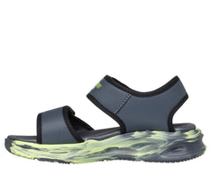 Skechers Sandale copii baieti S LIGHTS SOLA GLOW SANDAL FUS 407032L CHARCOAL/BLACK ICB0094-CCBK