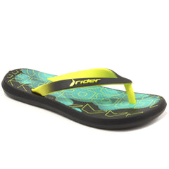 Rider Slapi copii baieti Energy 83062 24801 BLACK/YELLOW/GREEN ICB0096-BKYGR