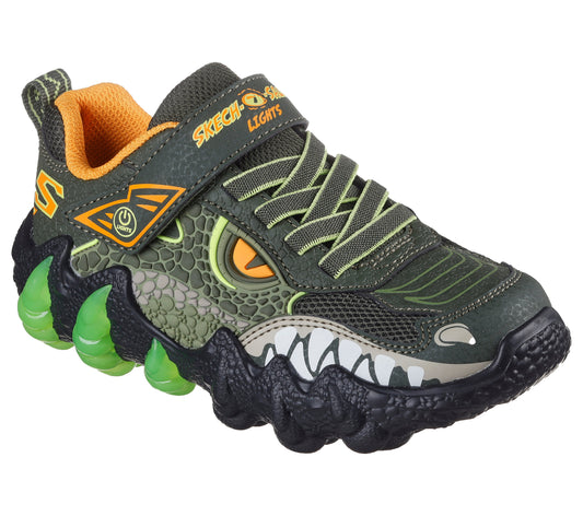 Skechers Pantofi copii baieti sport SKECH O SAURUS LIGHTS 2.0 400121L OLIVE ICB0103-OLV